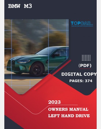bmw m3 2023 owners manual